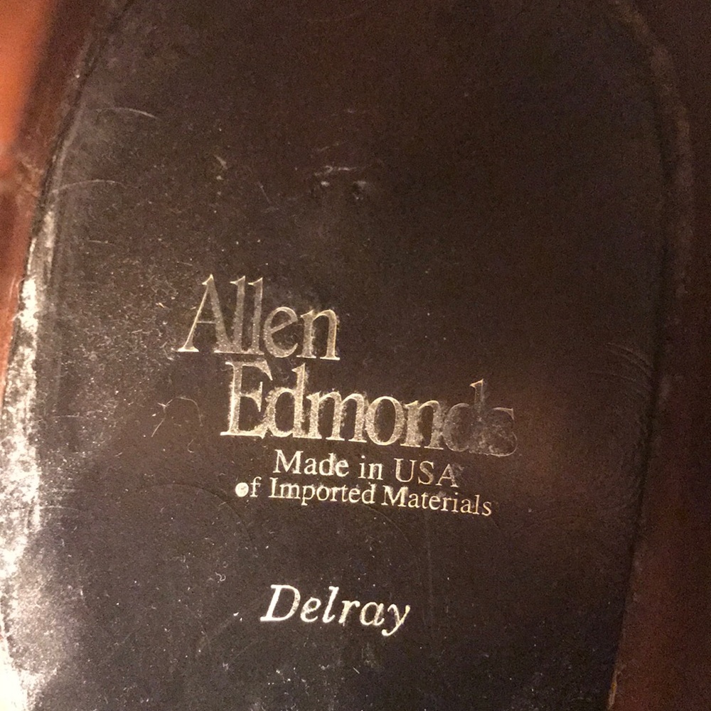 Allen Edmonds Brown Delrays - Picture 3 of 4